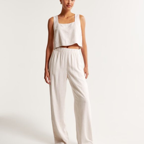 Abercrombie & Fitch Linen-Blend Pull-On Pant - Picture 6 of 12